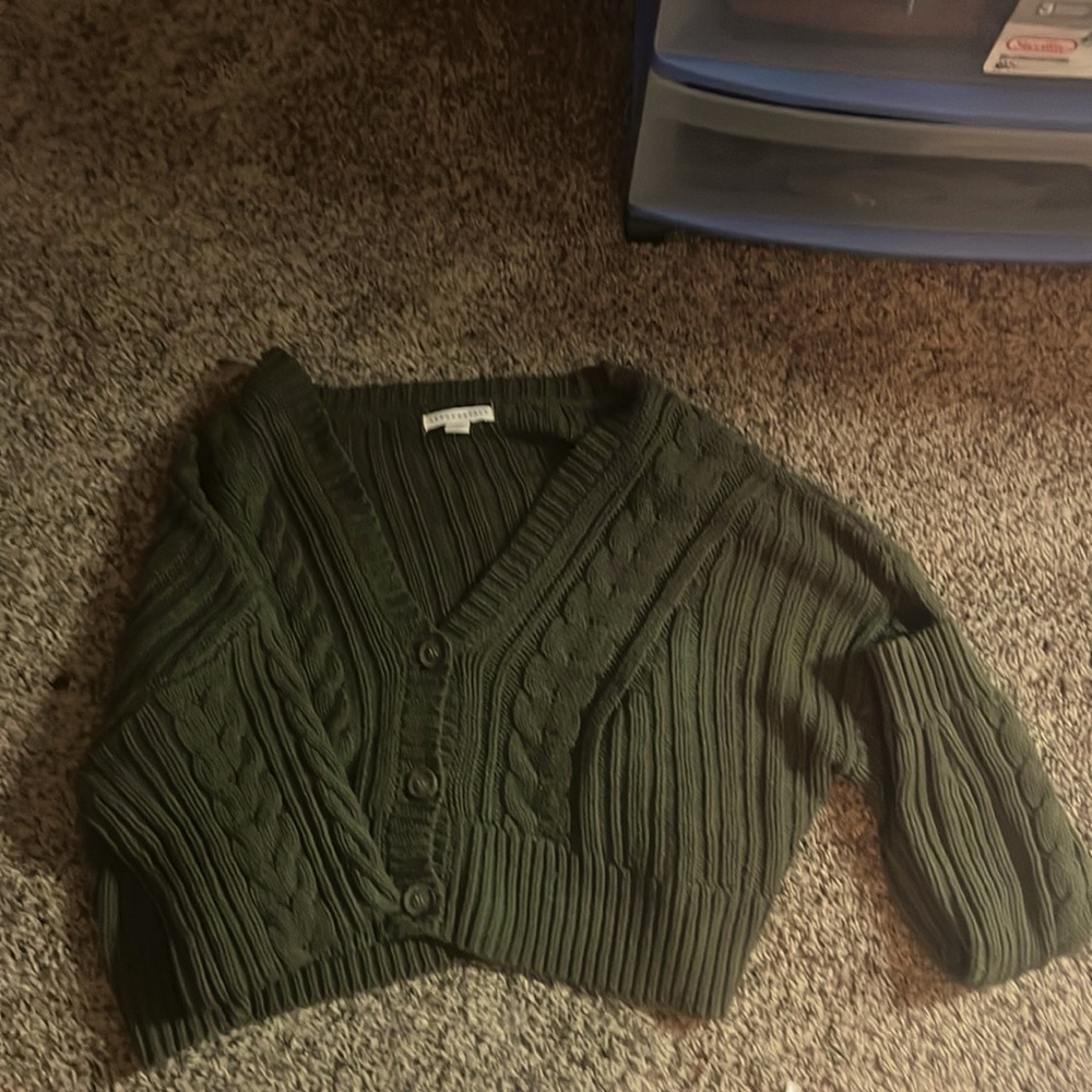 This is a cropped sweater from Aeropostale